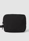 Black foldable shopper bag with double handles_1