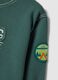 Children's green cotton-blend oversized sweatshirt with embroidery_3