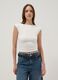 White stretch-fabric top_2