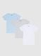 Multicolour Baby T-Shirt Tripack in Pure Cotton_0