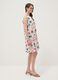 Sleeveless multicolour stretch-cotton dress with ruffle hem_2