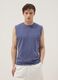 Blue Pure Cotton Vest_2