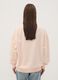 Pink cotton-blend sweatshirt with kitten print, regular fit_3