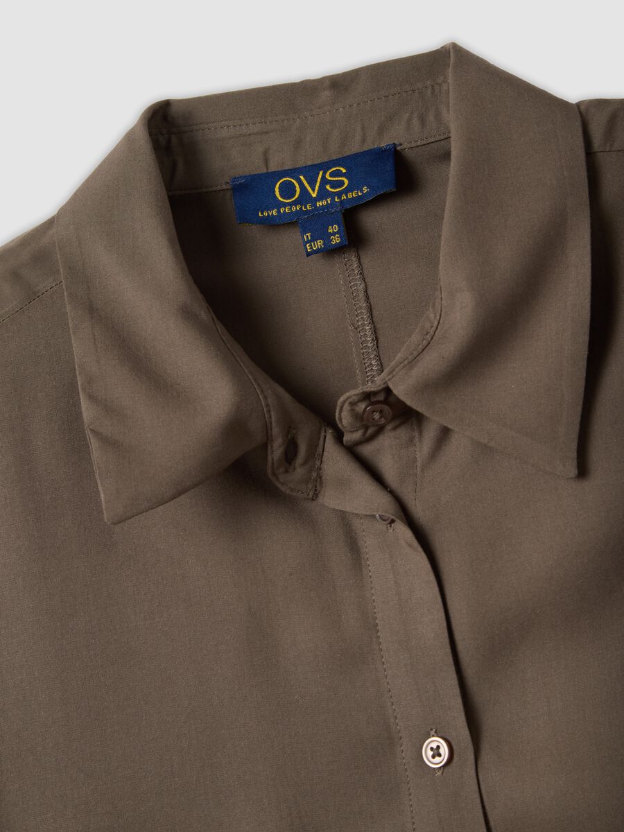 Brown pure viscose regular-fit shirt_5