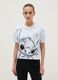 Multicolour pure cotton regular fit T-shirt with Stitch print_0