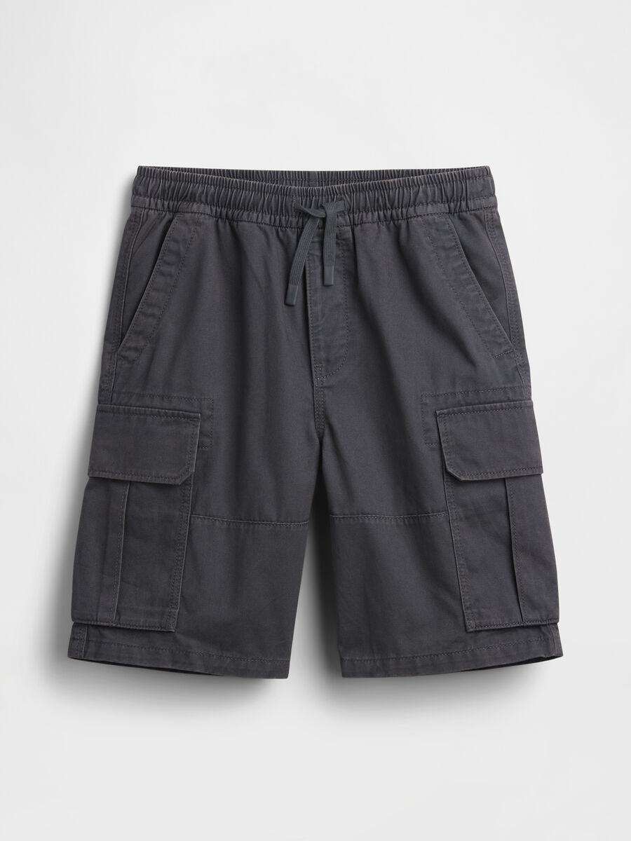 Pure cotton cargo shorts_3