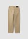 Beige cotton denim jeans, relaxed fit for boys_5
