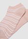Pack of five pink organic cotton socks_2