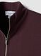Purple fitted stretch-modal sweatshirt with high neck_5