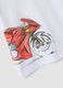 White stretch cotton T-shirt with Ducati print for boys, regular fit_3