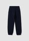 Blue organic cotton jogger trousers_1