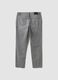 Grey slim-fit jeans in cotton and viscose blend_6