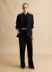 Black Wide Leg Trousers Regular Fit_0