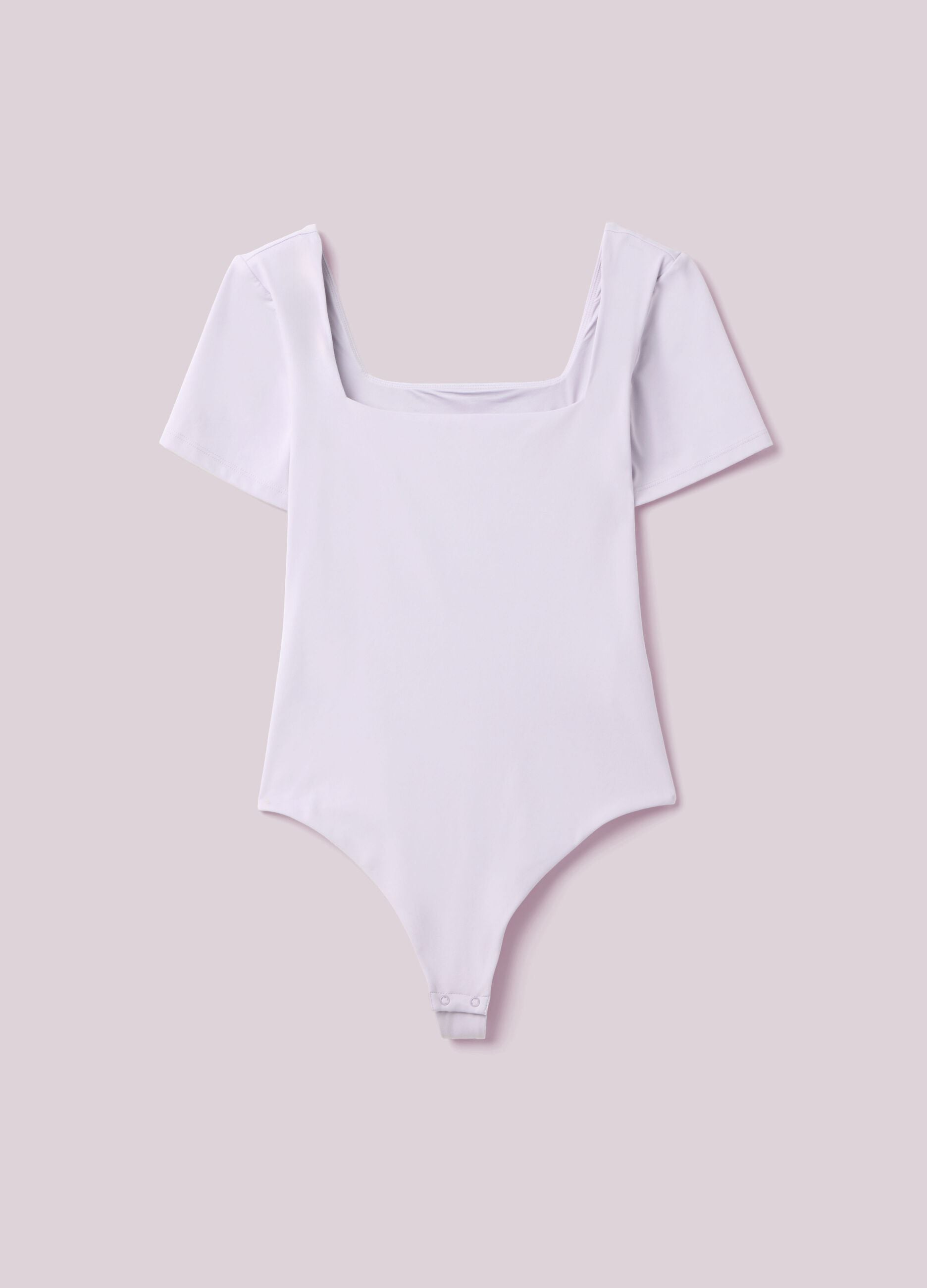 Short Sleeve Bodysuit with Square Neck ALTAVIA STUDIO