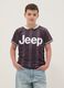 Black boys&rsquo; sporty T-shirt with vertical stripes and Jeep logo_0