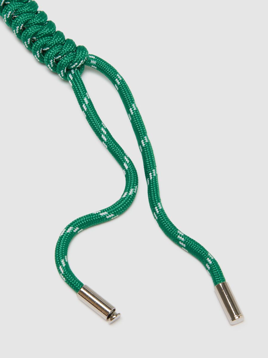 Portachiavi verde a forma di cuore con racchetta da tennis_2