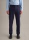 Slim fit blue pure linen trousers_1