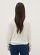 White viscose blend sweater with regular fit polo collar_2