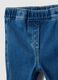 Blue Cotton Blend Slim Fit Jeggings for Baby Girl_2