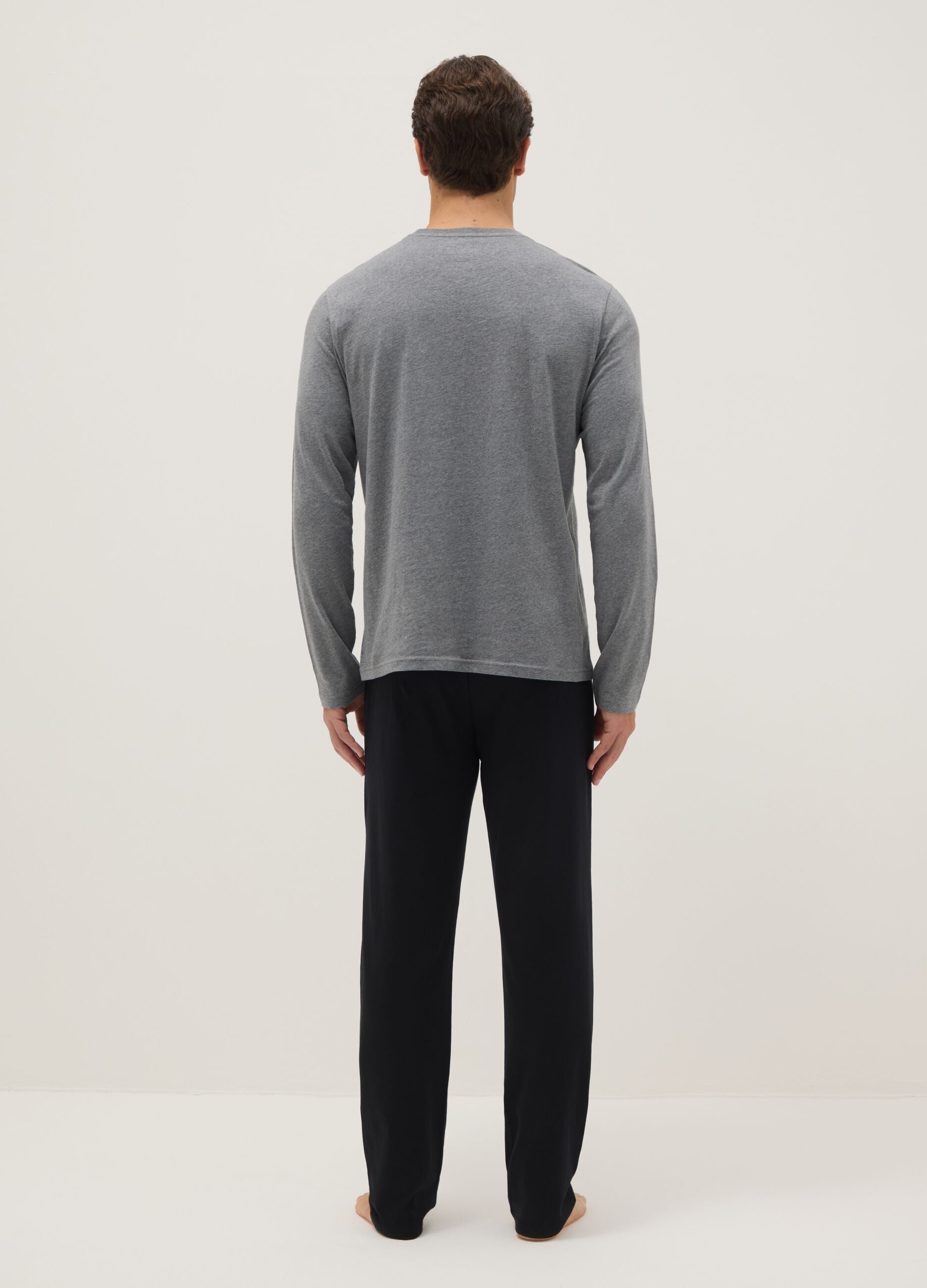 Multicolour pure cotton regular fit pyjamas