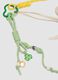 Multicoloured Keychain with Dachshund Charm_1