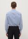 Light blue checked pure cotton regular fit easy iron shirt_2