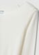 White stretch modal crew-neck T-shirt, regular fit_1