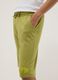 Green organic cotton Bermuda shorts with elasticated waist_2