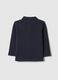 Blue pure cotton polo for toddler, regular fit_2
