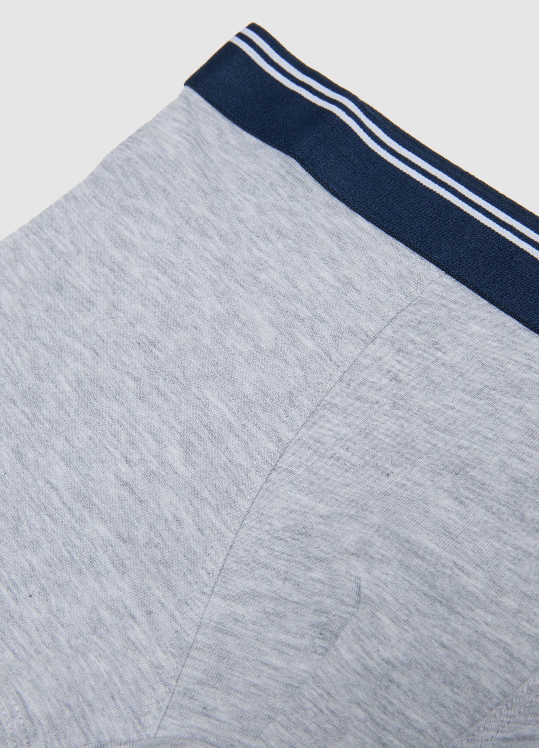 Multicolour boys' boxer briefs in stretch cotton regular fit