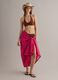 Brown triangle bikini top in stretch fabric_1