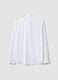White slim-fit shirt in breathable stretch fabric with 4-way stretch_2