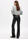 Flare-fit shiny-effect trousers_1