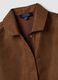 Brown regular-fit shirt with classic collar_1