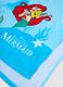 Sky blue pure cotton poncho_2