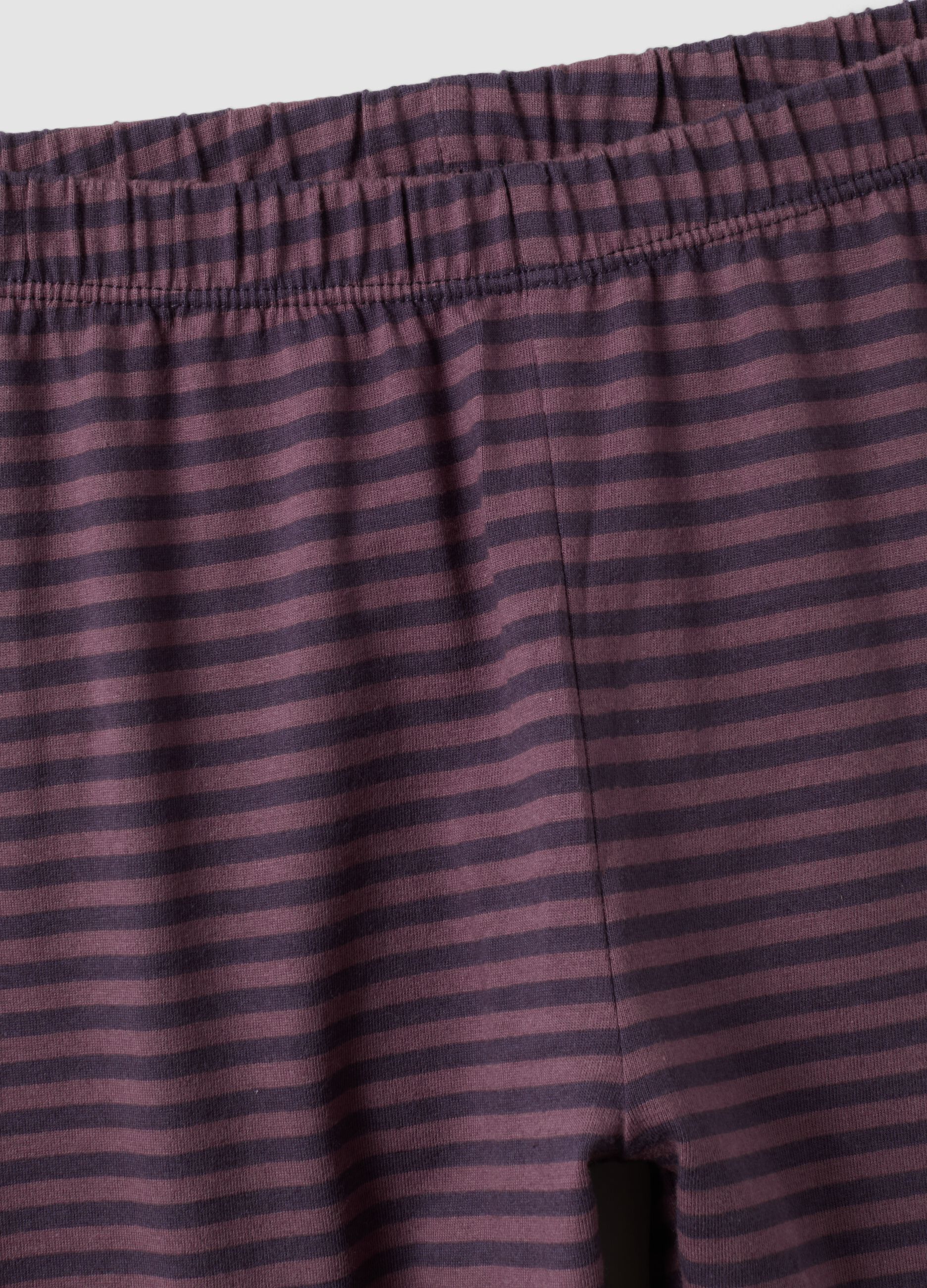 Purple organic cotton skate-print pyjamas for boys