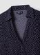 Blue stretch-fabric T-shirt with polka-dot collar, regular fit_1