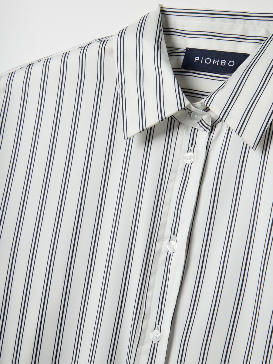 Camicia a maniche lunghe a righe multicolor regular fit_5