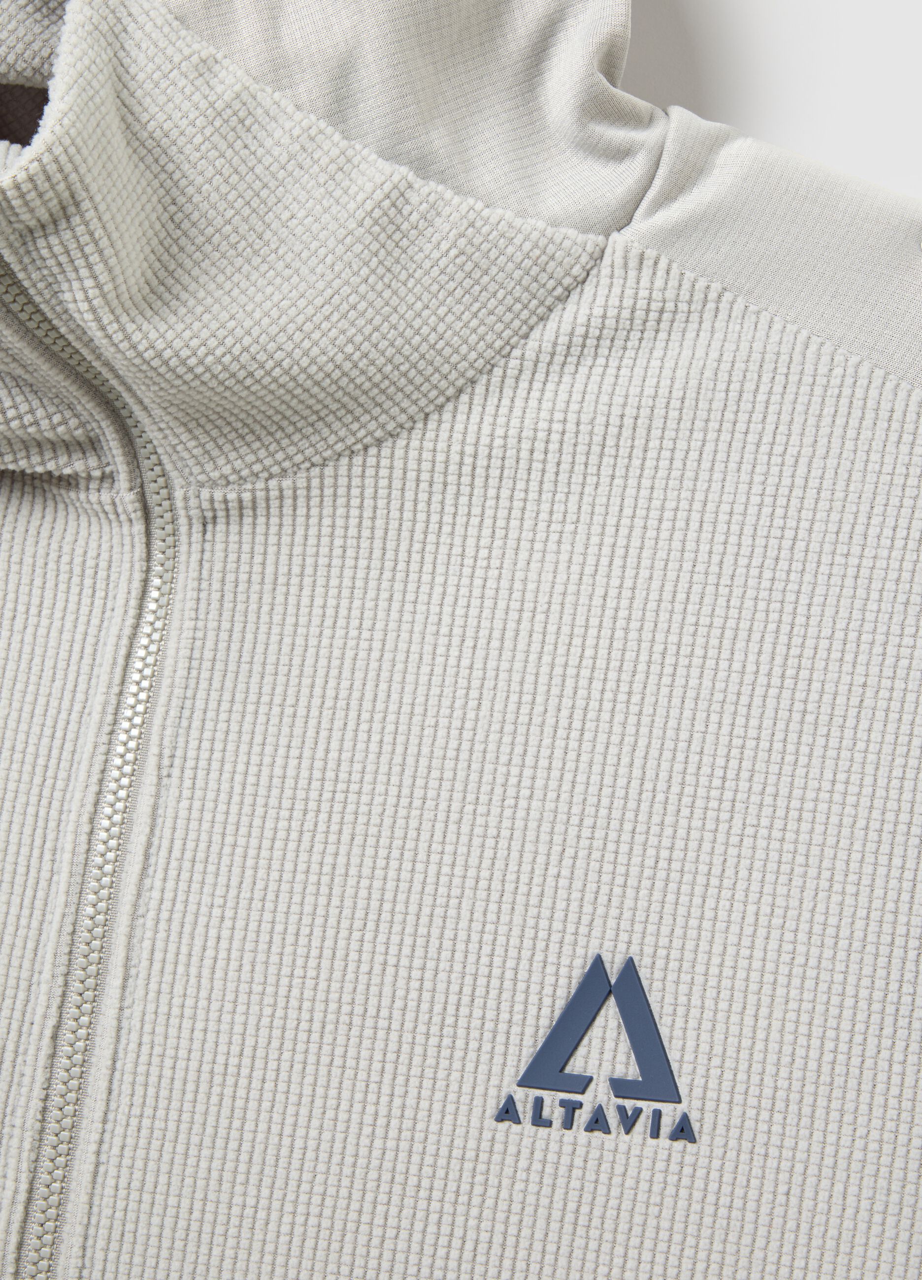 ALTAVIA WITH DEBORAH COMPAGNONI Hooded Full Zip Waffle Fleece