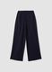 Blue wide-leg stretch viscose joggers &ndash; The Iconic Pants_6