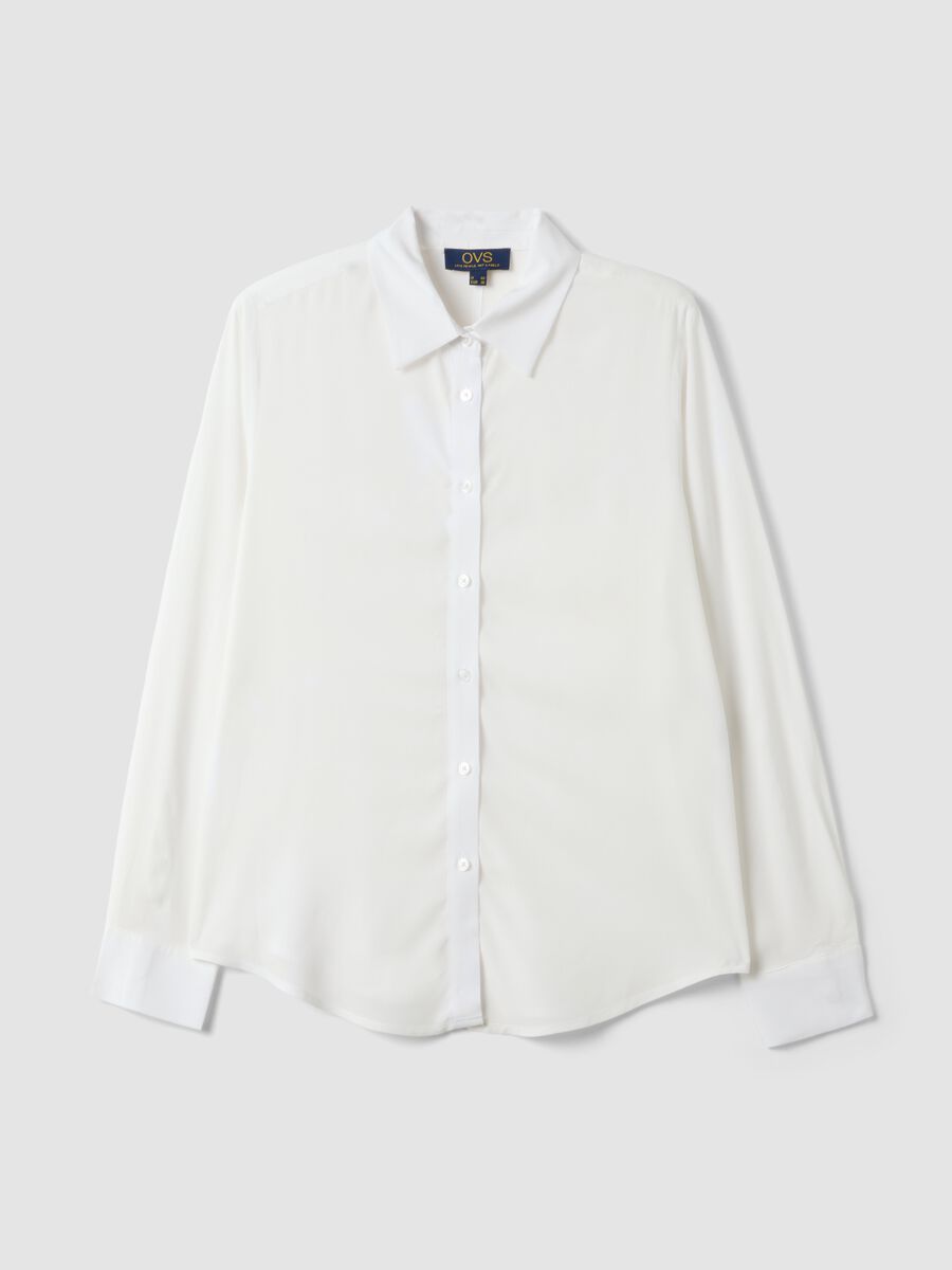 White pure viscose regular-fit shirt_4