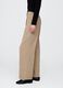 Beige Stretch Fabric Trousers_3