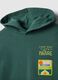 Children's green cotton blend regular fit jogging set_2