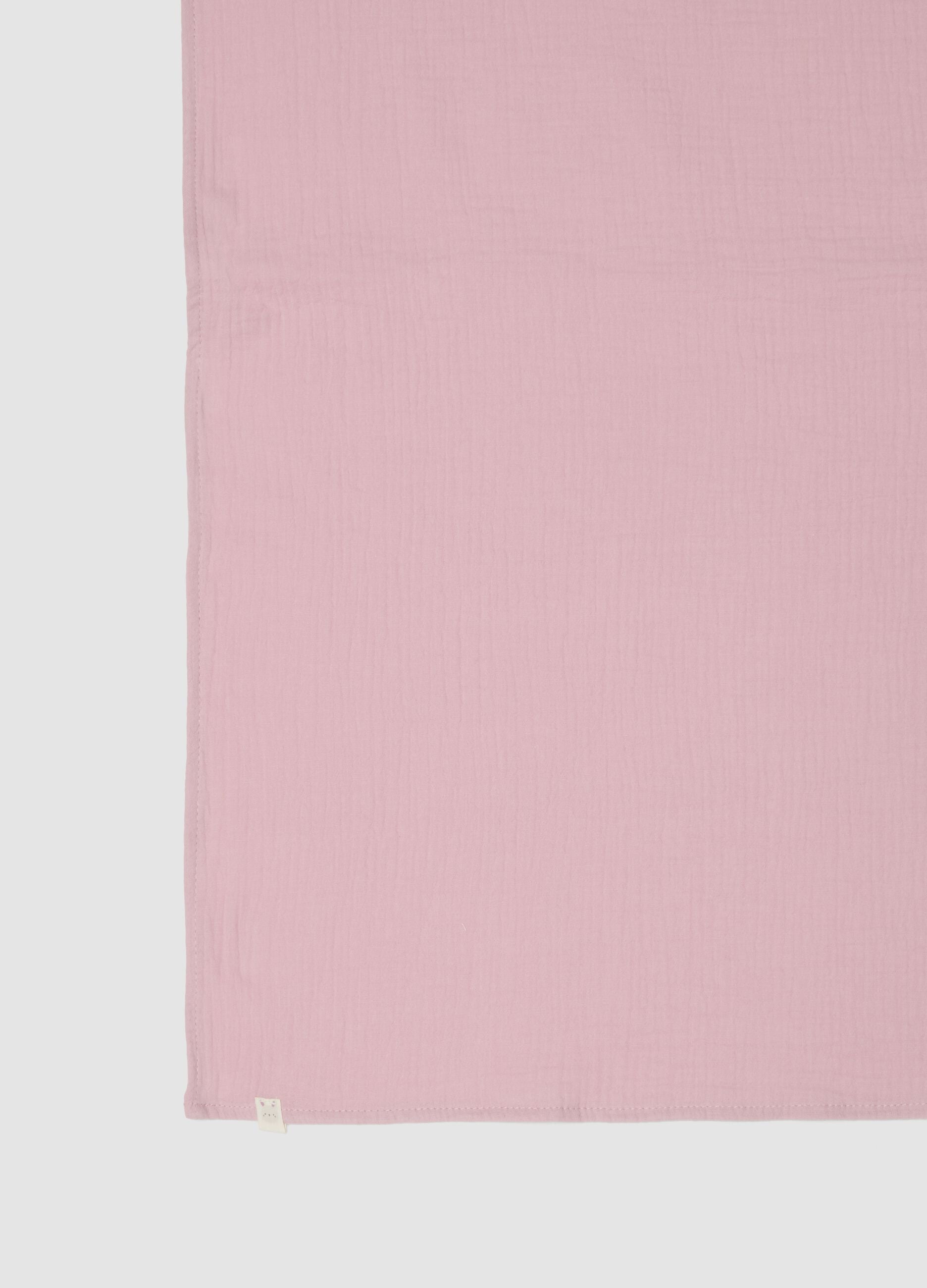 2-pack pink and white pure cotton baby girl blankets