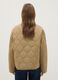 Beige padded regular fit jacket with buttons_2