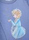 Purple cotton-blend dress with Frozen print and glitter for girls_3