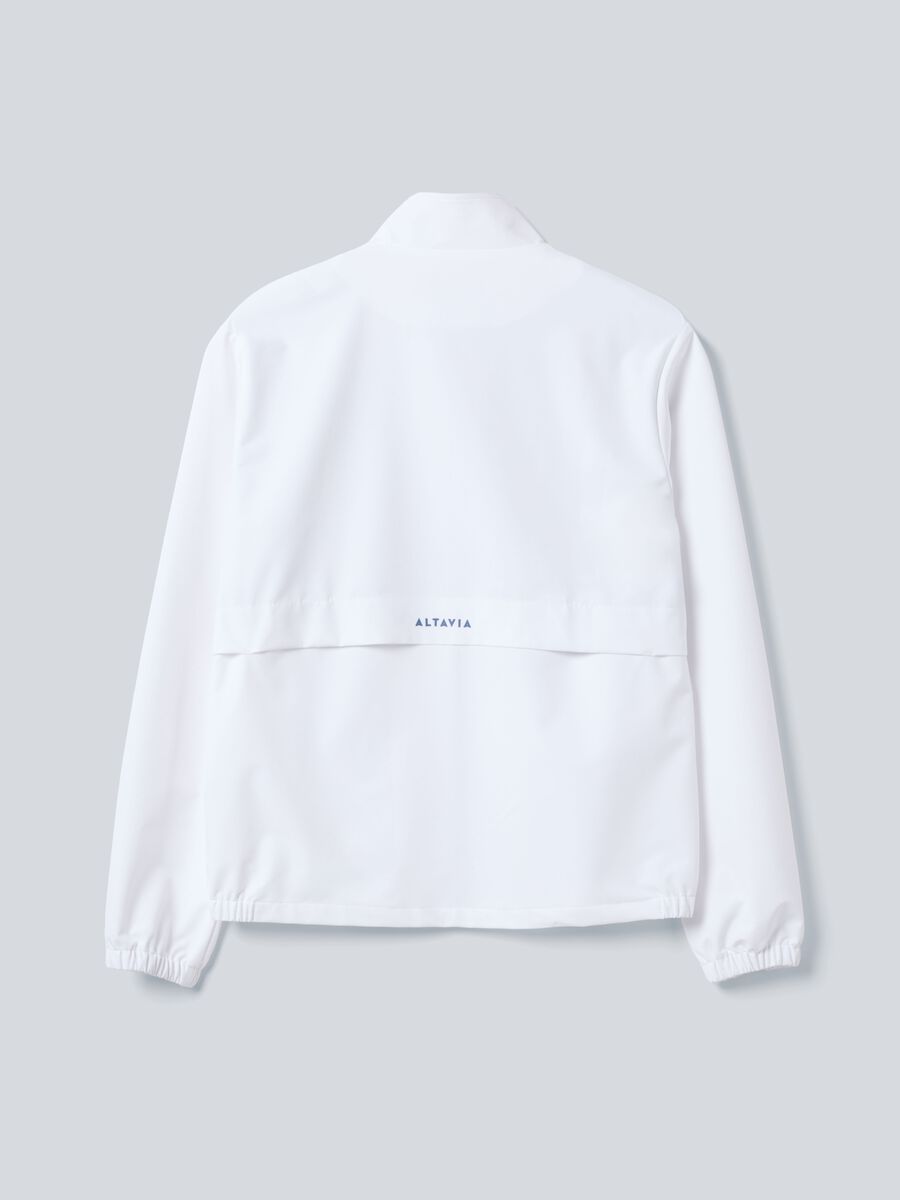 White ALTAVIA COURT sports jacket in stretch fabric_5