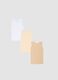 Triple pack of multicolour pure cotton vests for newborns with regular fit_1