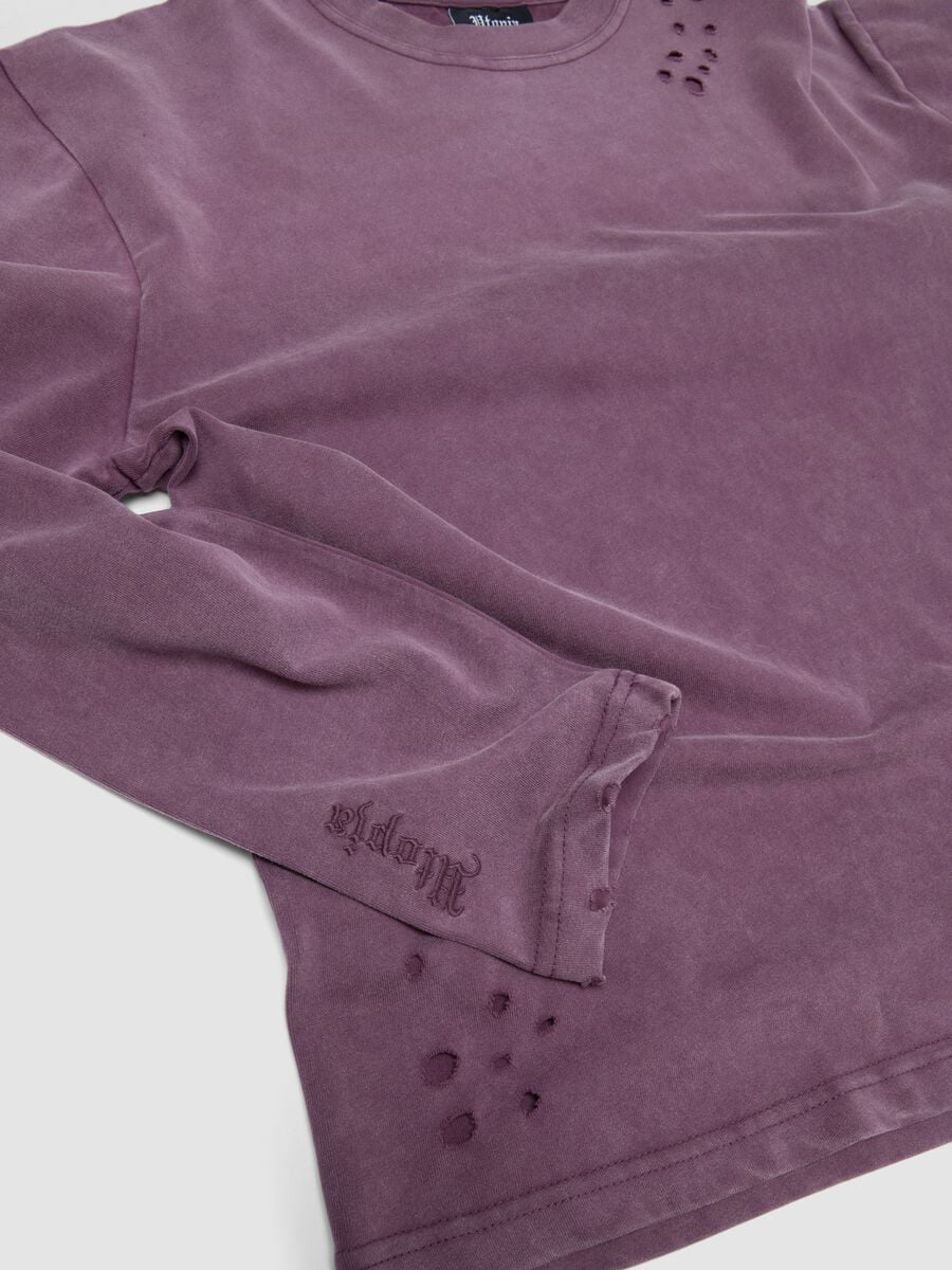 Double Long-Sleeve Sunfaded Burgundy_8