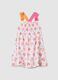 Baby girls&rsquo; multicoloured dress in 100% cotton with wide fit_0